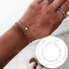 New Arrival Bracelet Sets Minimalist Gold Silver Color Hollow Lotus Bangle Bracelets Gift for Women Exquisite Party Jewelry
