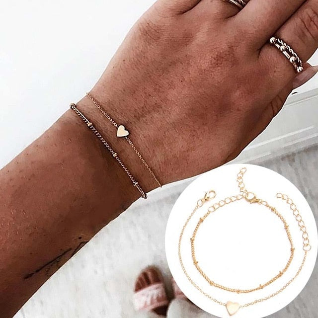 New Arrival Bracelet Sets Minimalist Gold Silver Color Hollow Lotus Bangle Bracelets Gift for Women Exquisite Party Jewelry