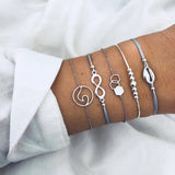 2019 Bohemian Bracelets & Bangles Set Vintage Bead Boho Charm Bracelet For Women Jewelry Accessories Pulseras Mujer Bijoux Femme