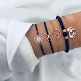 2019 Bohemian Bracelets & Bangles Set Vintage Bead Boho Charm Bracelet For Women Jewelry Accessories Pulseras Mujer Bijoux Femme